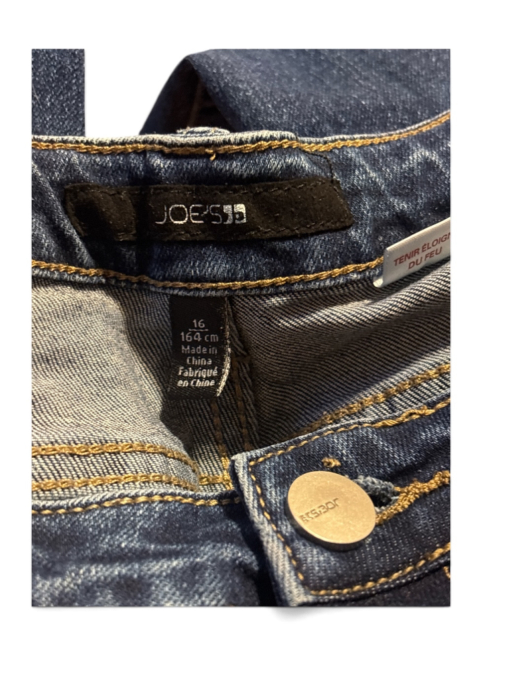 Joe's Jeans Distressed Ankle Jeans Blue Size 16 - Picture 5 of 6